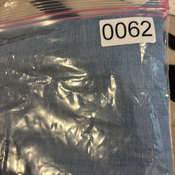 Anthropologie Pilcro Chambray Tencel Linen Wide Leg Pant 30" Mid Rise Pockets - Picture 12 of 12